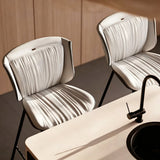 Contemporary Padded Bar Stool with Sleek Metal Legs for Modern Spaces - StoolTopia