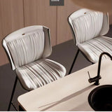Contemporary Padded Bar Stool with Sleek Metal Legs for Modern Spaces - StoolTopia