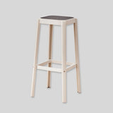 Contemporary PP Bar Stool with Textured Seat – Modern Minimalist Design - StoolTopia