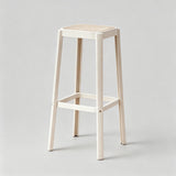 Contemporary PP Bar Stool with Textured Seat – Modern Minimalist Design - StoolTopia