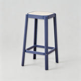 Contemporary PP Bar Stool with Textured Seat – Modern Minimalist Design - StoolTopia