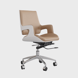 Contemporary Swivel Chair with Wooden Frame and High - Quality Upholstery - StoolTopia
