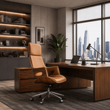 Contemporary Swivel Chair with Wooden Frame and High - Quality Upholstery - StoolTopia