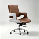 Contemporary Swivel Chair with Wooden Frame and High - Quality Upholstery - StoolTopia