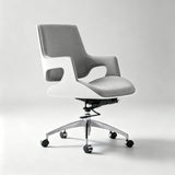 Contemporary Swivel Chair with Wooden Frame and High - Quality Upholstery - StoolTopia