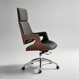 Contemporary Swivel Chair with Wooden Frame and High - Quality Upholstery - StoolTopia