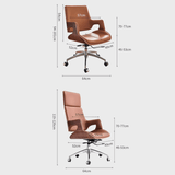 Contemporary Swivel Chair with Wooden Frame and High - Quality Upholstery - StoolTopia