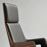 Contemporary Swivel Chair with Wooden Frame and High - Quality Upholstery - StoolTopia