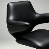 Contemporary Wing-Back Salon Chair – Hydraulic Stylist & Barber Studio Seating - StoolTopia