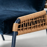 Contemporary Woven Accent Lounge Chair – Outdoor & Indoor Leisure Chair - StoolTopia