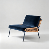 Contemporary Woven Accent Lounge Chair – Outdoor & Indoor Leisure Chair
