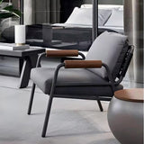 Contemporary Woven Accent Lounge Chair – Outdoor & Indoor Leisure Chair - StoolTopia