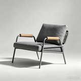 Contemporary Woven Accent Lounge Chair – Outdoor & Indoor Leisure Chair