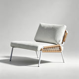 Contemporary Woven Accent Lounge Chair – Outdoor & Indoor Leisure Chair - StoolTopia