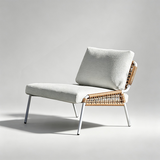 Contemporary Woven Accent Lounge Chair – Outdoor & Indoor Leisure Chair