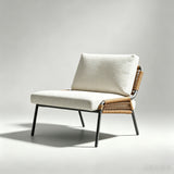 Contemporary Woven Accent Lounge Chair – Outdoor & Indoor Leisure Chair - StoolTopia