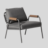 Contemporary Woven Accent Lounge Chair – Outdoor & Indoor Leisure Chair - StoolTopia