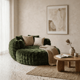 Customizable Comfy High Density Sponge Floor Lazy Compression Sofa