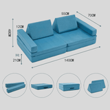 Customizable Kids Modular Sofa – Foldable, Wash - Free, Play Sofa Bed - StoolTopia