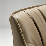 Customizable Premium Leather Armchair | Master Craftsmanship & Sleek Metal Legs - StoolTopia