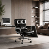 Robin Executive Chair | Leather Swivel with Adjustable Height