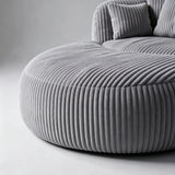 Customizable Comfy High Density Sponge Floor Lazy Compression Sofa