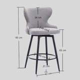 Elegant Velvet Upholstered Bar Stool with Gold Accents - StoolTopia
