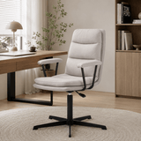 Ergonomic Swivel Office Chair | Memory Foam, 360° Rotation, 135° Recline – Faux Leather - StoolTopia