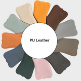 Minimalist Leather Swivel Office Chair – 360° Rotation, Multi-Functional Design for Home Office, Meetings & Lobby Spaces