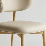 Faux Leather Dining Chair - Contemporary Padded Seat - StoolTopia