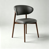Faux Leather Dining Chair - Contemporary Padded Seat - StoolTopia