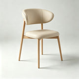 Faux Leather Dining Chair - Contemporary Padded Seat - StoolTopia
