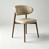Faux Leather Dining Chair - Contemporary Padded Seat - StoolTopia