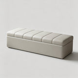 Faux Leather Storage Ottoman Bench - Padded Lift-Top Seat for Bedroom, Entryway & Living Room - StoolTopiaFurniture