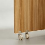 Folding Extendable Dining Table Set with Storage Shelves and 4 Stools - StoolTopia