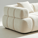 Frameless Cloud Sofa | Lamb Shearling Fleece & High - Density Compression Sponge - StoolTopia
