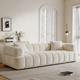 Frameless Cloud Sofa | Lamb Shearling Fleece & High - Density Compression Sponge - StoolTopia