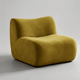 Frameless Deep Seat Sectional Sofa | Stain-Proof Teddy Fleece | Modular & Vacuum-Packed