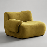 Frameless Deep Seat Sectional Sofa | Stain-Proof Teddy Fleece | Modular & Vacuum-Packed