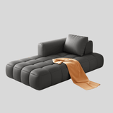 French Cream Puff Chaise Lounge – Custom Upholstery Recliner Sofa - StoolTopia