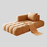 French Cream Puff Chaise Lounge – Custom Upholstery Recliner Sofa - StoolTopia