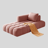 French Cream Puff Chaise Lounge – Custom Upholstery Recliner Sofa - StoolTopia