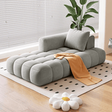 French Cream Puff Chaise Lounge – Custom Upholstery Recliner Sofa - StoolTopia