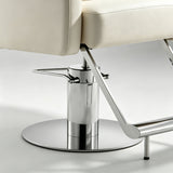 Heavy-Duty Salon Chair – Hydraulic Height Adjustment, Padded Armrests, Premium Leatherette, 360° Rotation - StoolTopia