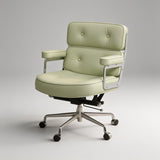 Robin Executive Leather Office Chair - Mid-Century Modern