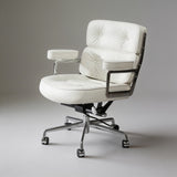 Robin Executive Leather Office Chair - Mid-Century Modern