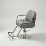 Retro Hydraulic Salon Chair – Heavy-Duty Metal Frame & Premium Leatherette Seat