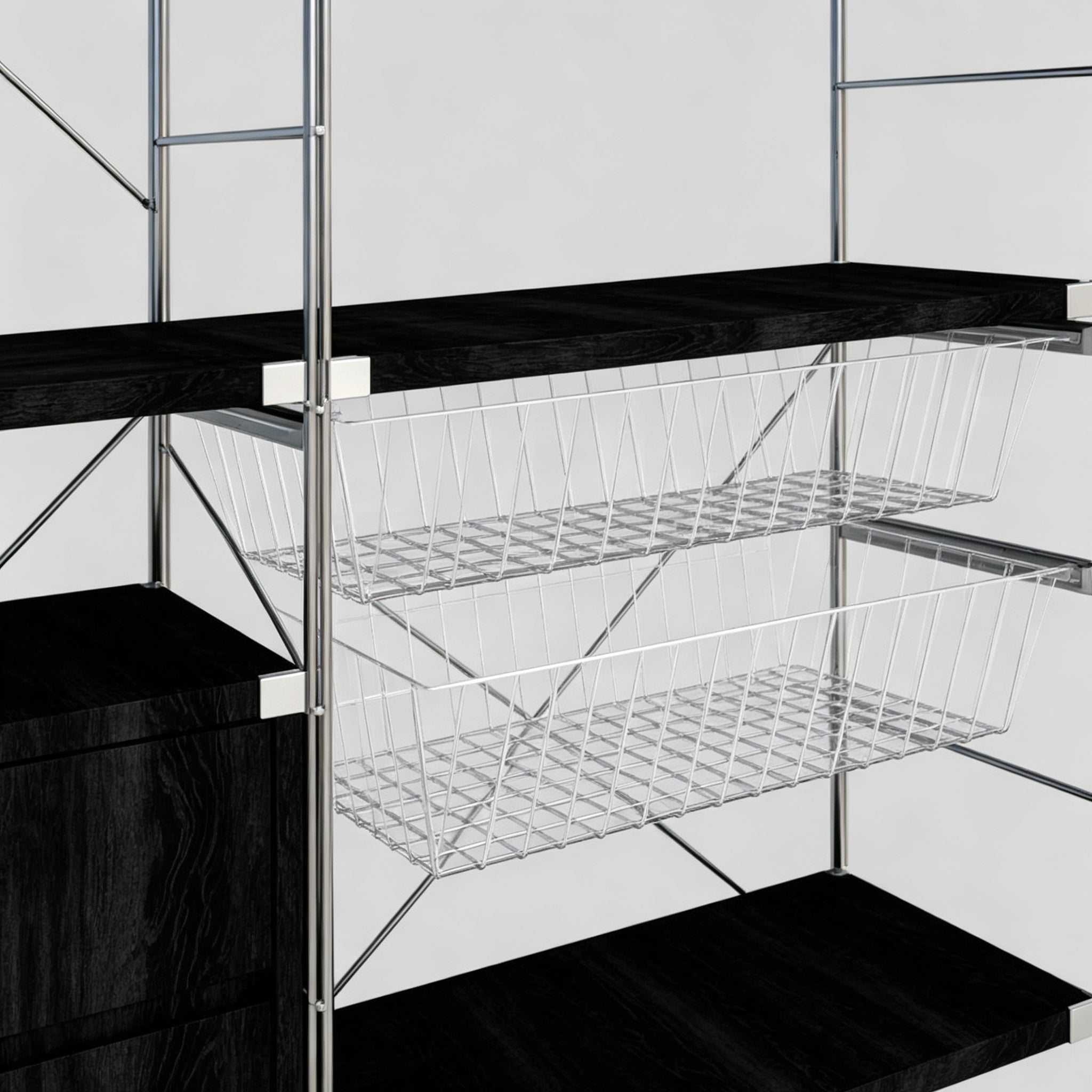 Industrial Modular Storage Cabinet with Wire Drawers – StoolTopia
