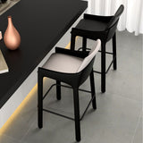 Italian Luxury Saddle Leather Bar Stool with Carbon Steel Frame - StoolTopia