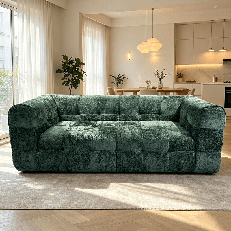 Minimalist Compression Sofa | Frameless High-Density Sponge – StoolTopia